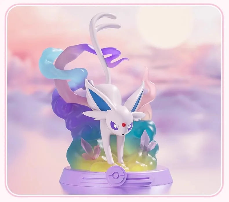 9 Style Pokemon Eeveelution Espeon Sylveon Glaceon Leafeon Vaporeon Umbreon Flareon Pokémon Model Anime Figure Ornaments Toy