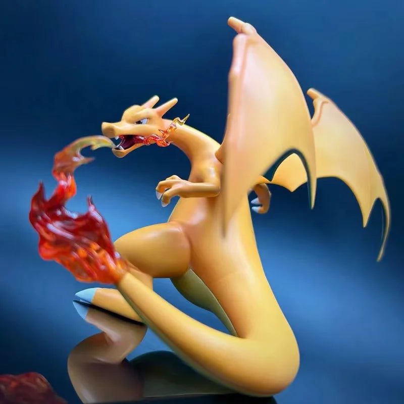 Pokemon Figure 11cm Dragonite Figure Pet Animal Genie Spitfire Charizard mega X Figurine Pvc Model