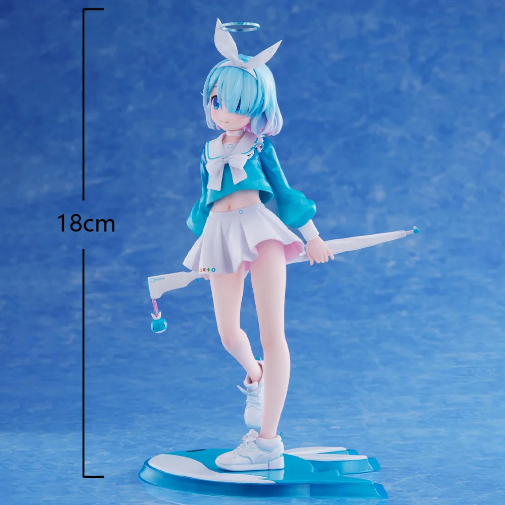 Anime Arona Figure Arona JK Uniform Standing pose Action Figure Adult cute loli Model Desktop Ornaments Collection toys Gifts