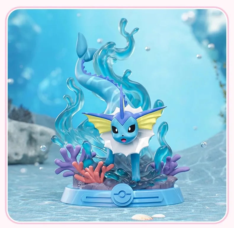 9 Style Pokemon Eeveelution Espeon Sylveon Glaceon Leafeon Vaporeon Umbreon Flareon Pokémon Model Anime Figure Ornaments Toy