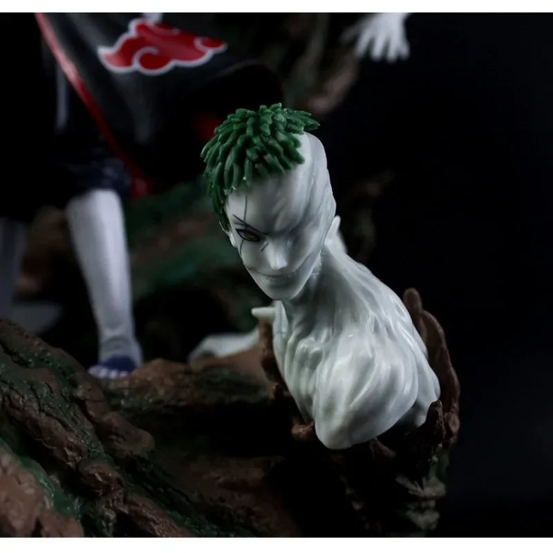 38cm NARUTO Animation Peripherals Akatsuki Zetsu Yamato Black Zetsu White Zetsu Large Pvc Statue Ornaments Collections Model Toy