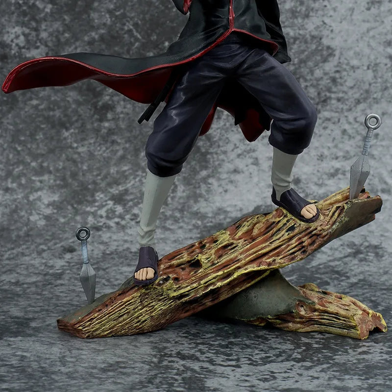 Naruto Anime Figure 26cm Obito Uchiha Tobi Head Changeable Action Figurine Pvc Statue Model Desktop Decoration Toy Gift For Kid