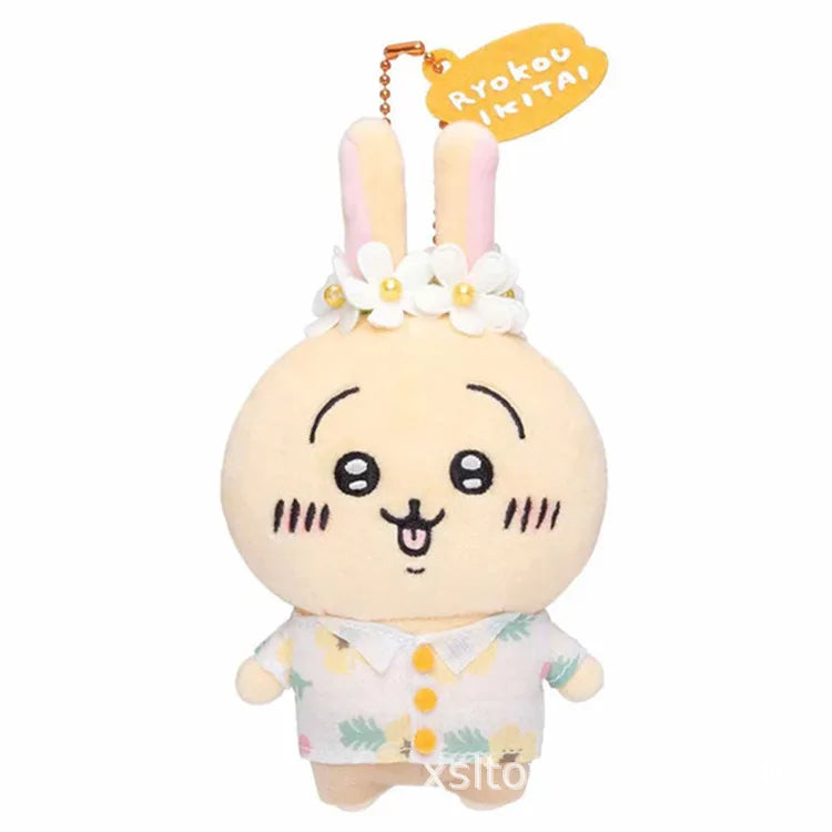 Self-mocking Bear Zombie Kohachi Chiikawa Travel & Sightseeing Series Usaki Kohachi Plush Pendant Doll