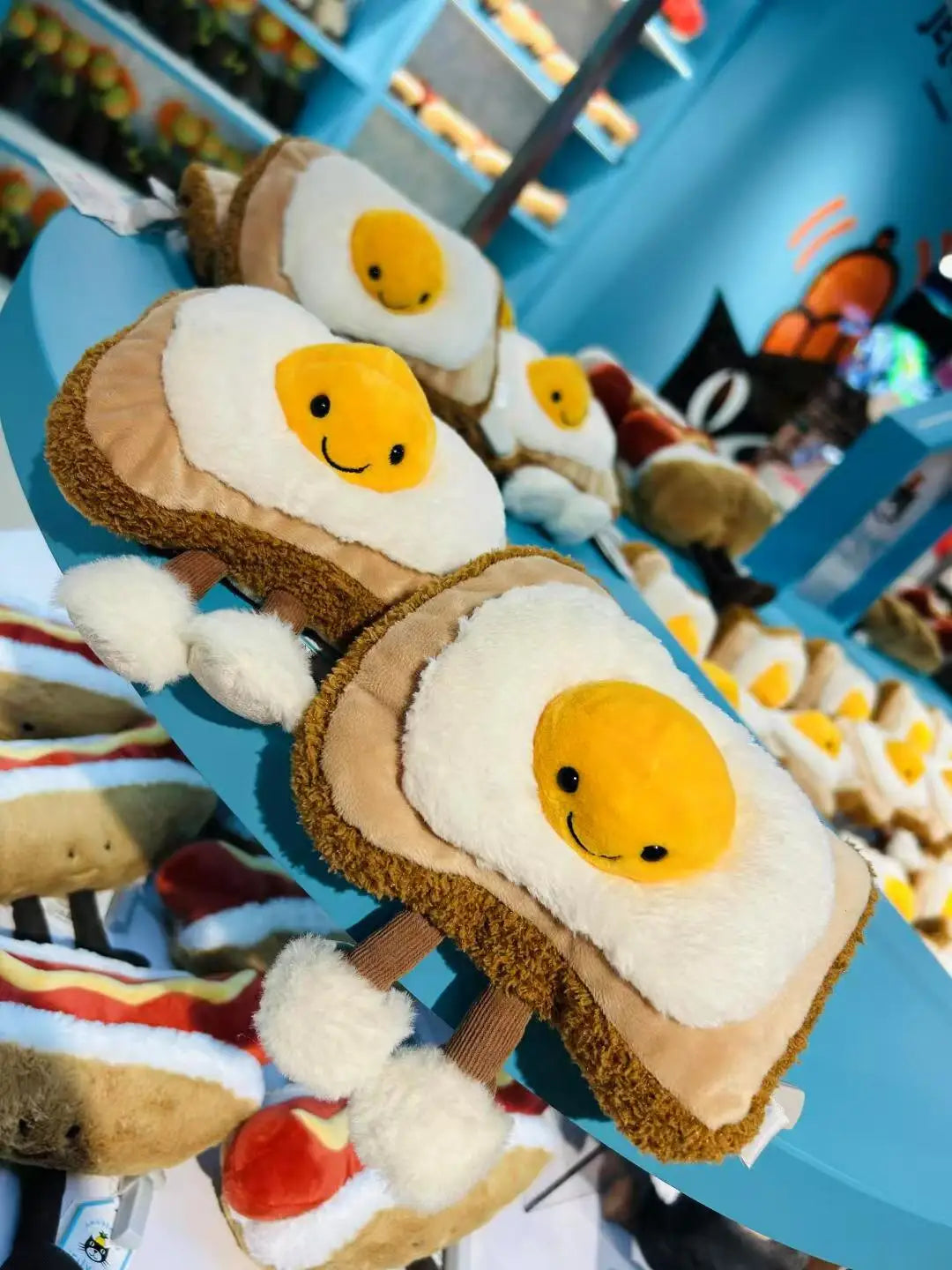 Jelly Cat 10cm Aiglin Taiwo Egg Toast Plush Doll Home Decoration Cute Cat And Dog Interactive Toys Holiday Gift
