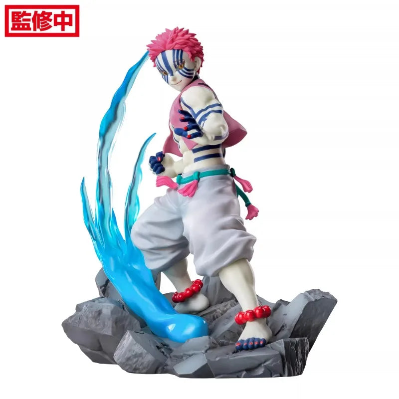 Demon Slayer Akaza Rengoku Kyoujurou Desktop Cute Doll Anime Action Figure Toy Gift Model Collection