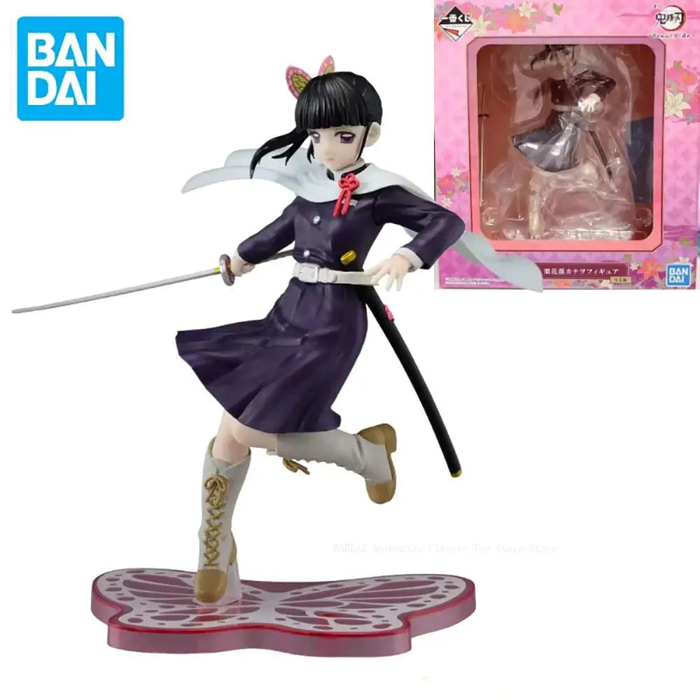 In Stock Original Bandai  Ichibankuji Demon Slayer Move Forward with An Unyielding Heart and Sword Tsuyuri Kanao Figure Anime