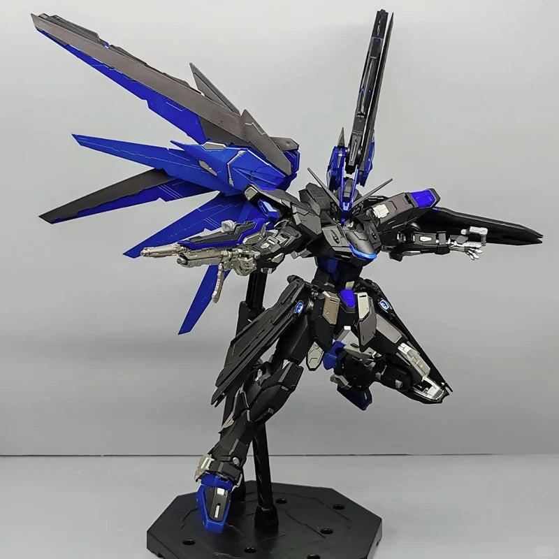 Bandai Gunpla BD15-02S Blue Black Z-Type Gundam Model Kit with Wing Equipment for Speed Hunters Collectible Action Figures