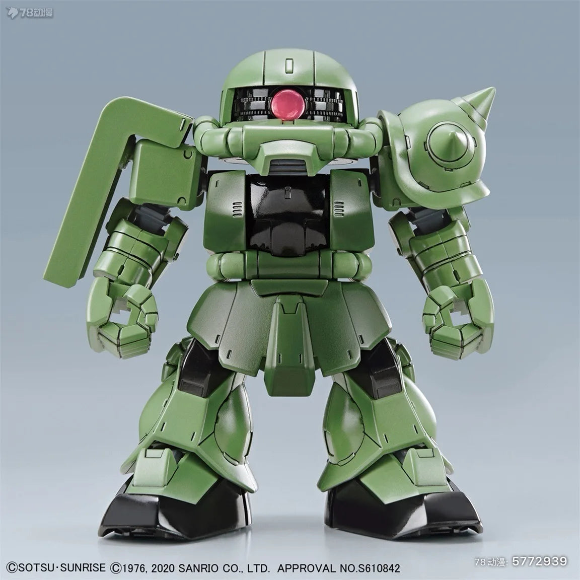 New Kt Ms-05 Zakuii Sd Anime Figures Sdcs Assembly Model Statue Action Figure Doll Collection Decor For Kids Toys Gifts