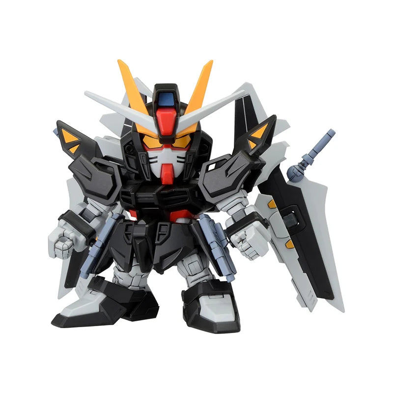 Bandai SD BB SENSHI C.E.73 -STARGAZER- SET STRIKE NOIR GUNDAM  Anime Action Figure Collectible Assembly Model Toys Gift