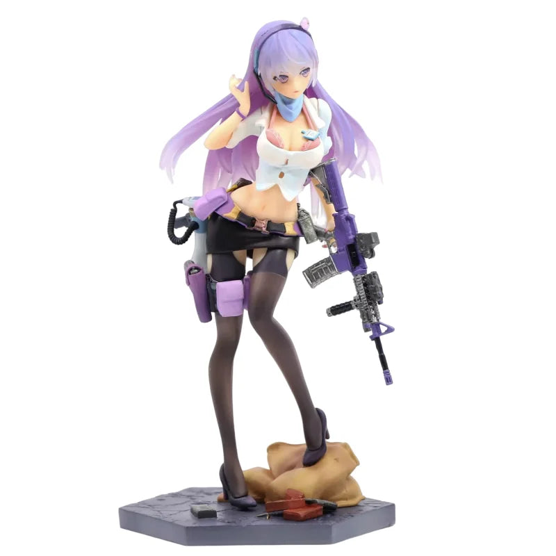 Anime After-School Battlefield Figures All-Rounder ELF Sexy Figurine Pvc Statue Model Doll Collectible Room Decoration Gift 21CM