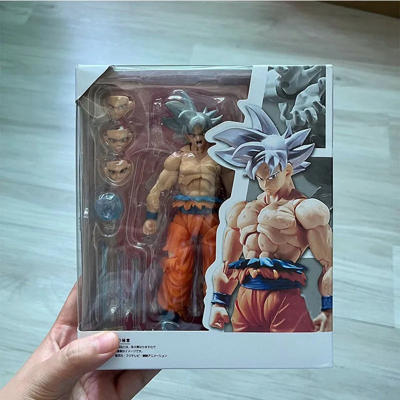 Dragon Ball Z Super Figure White Haired Son Goku Action Figure DragonBall Migatte No Goku GBZ Collection Doll Birthday Gift