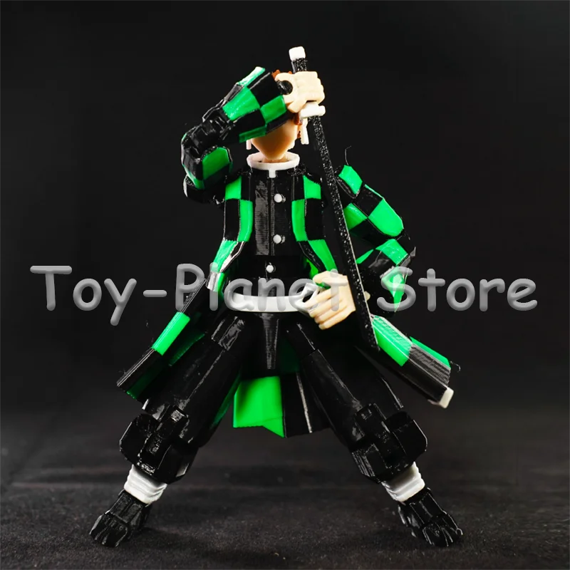 In Stock 3d Printed Demon Slayer Kamado Dummy 13 Tanjirou Multi-Jointed Shapeshift Action Figures Mannequin Custom Gifts Toys