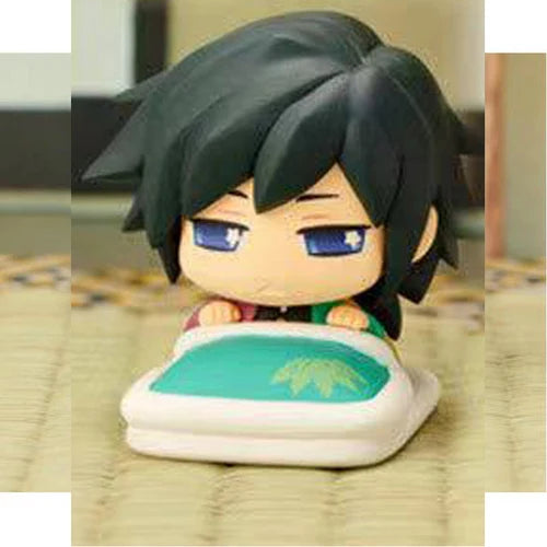 Demon Slayer Figures Agatsuma Zenitsu Kamado Nezuko Hashibira Inosuke Kamado Tanjirou Tomioka Giyuu Sleeping Doll Model Toy Gift