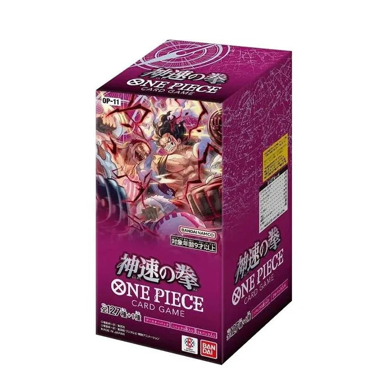 In Stock Bandai Original Anime Booster Box One Piece OP11 EB02 PRB01 Awakening of The New Era Tcg Collection Card Child Toy Gift