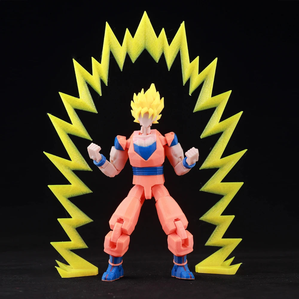 VIP-Dropshipping 9L3D Printed Anime Characters Lucky Dummy 13 Action Figures Multi-Jointed Movable Shapeshift Mannequin Toys