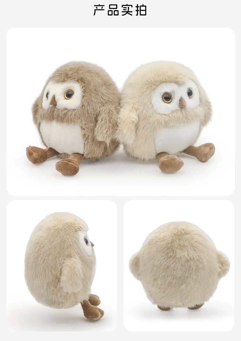 Anime Jellycat Owl Plush Toys Tyto Alba Kawaii Stuffed Doll Soft Bird Room Decor Owl Plushies Ideal Birthday Gift for Kids