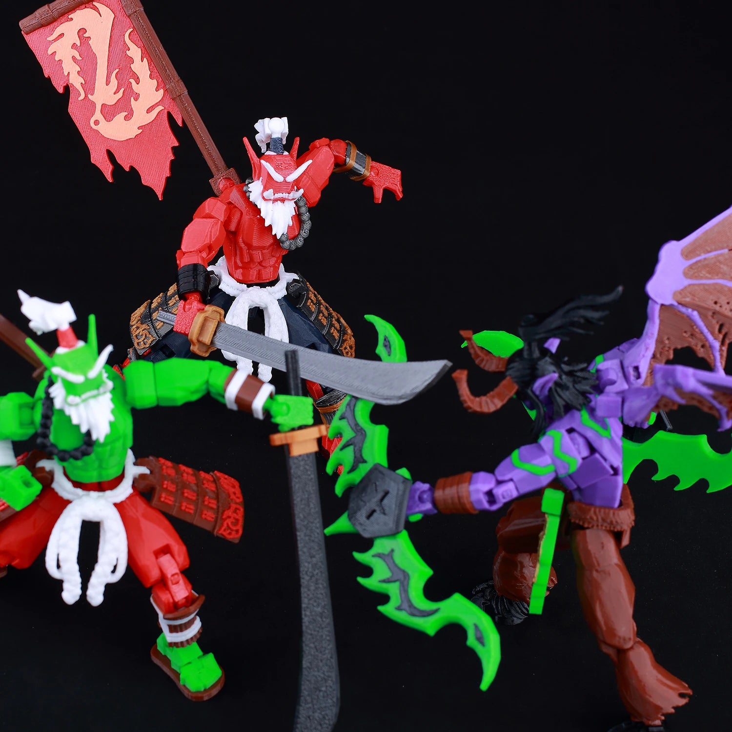 VIP-Dropshipping 9L3D Printed Anime Characters Lucky Dummy 13 Action Figures Multi-Jointed Movable Shapeshift Mannequin Toys