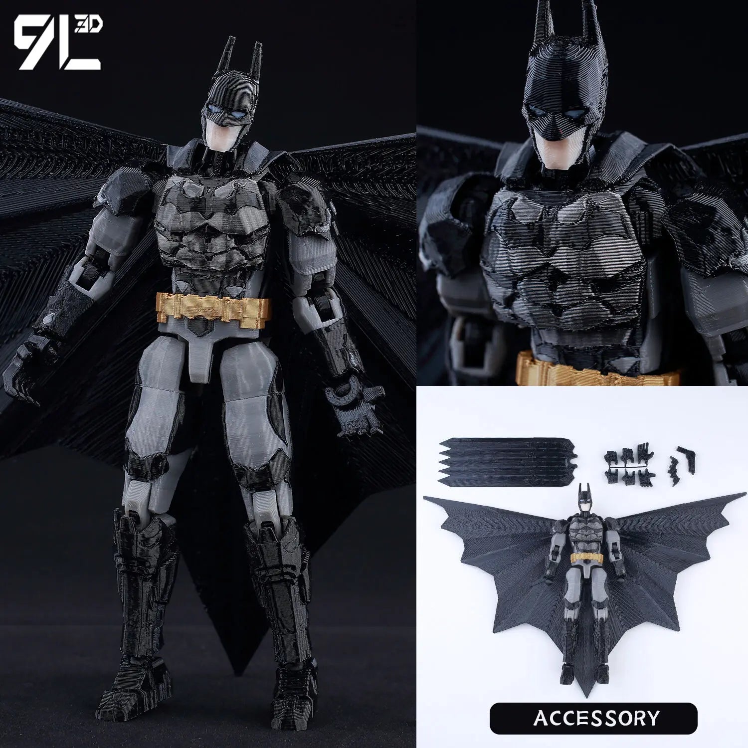 VIP-Dropshipping 9L3D Printed Anime Characters Lucky Dummy 13 Action Figures Multi-Jointed Movable Shapeshift Mannequin Toys