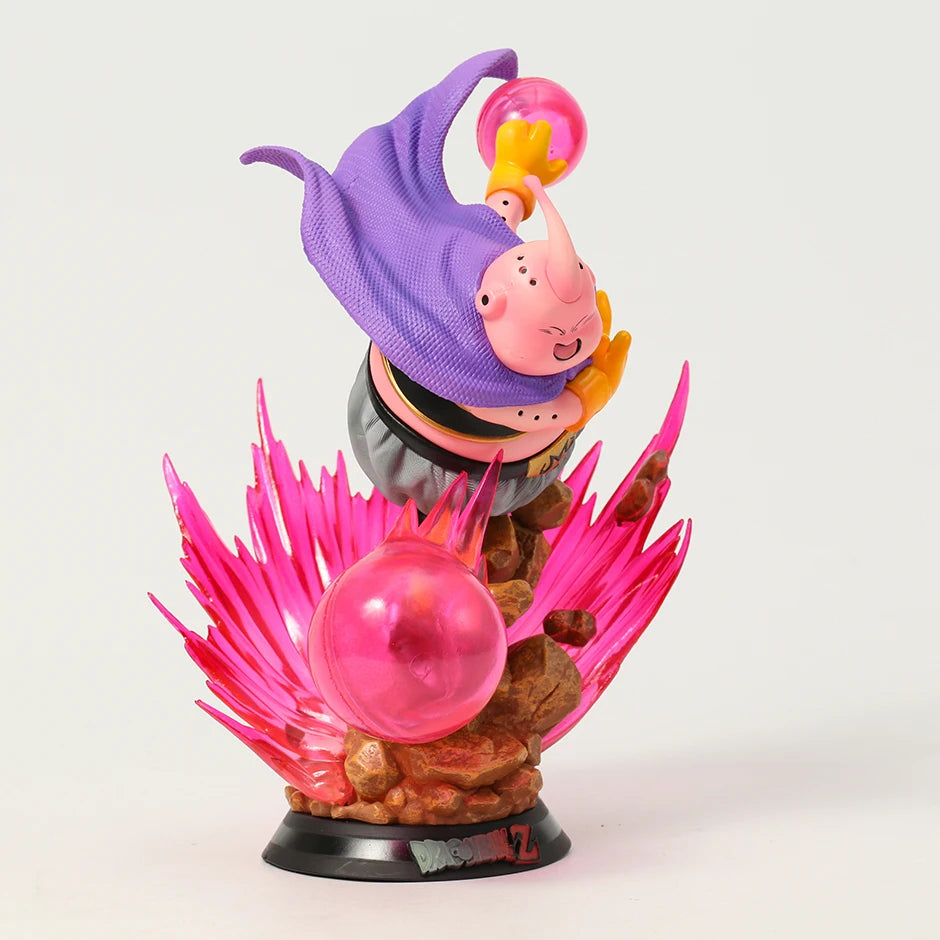 Dragon Ball Z Fat Buu 21cm Anime Figure Majin Buu With Light GK Figurine PVC Statue Model Doll Collectible Desk Decora Toy Gifts