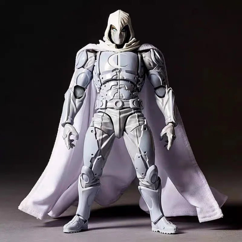 16cm Moon Knight Figure Revoltech AMAZING YAMAGUCHI Avengers  Marc Spector Action Figurine Collection Ornament Model Toys Gifts