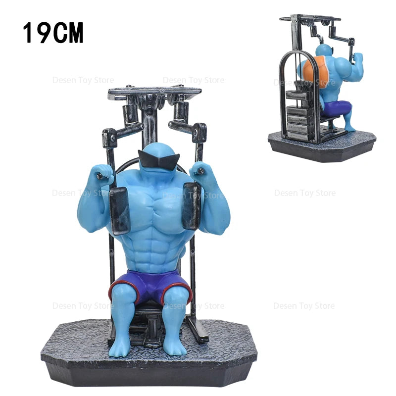 13 Styles Pokemon Muscle Figures Fitness Magikarp Snorlax Dugtrio Psyduck Squirtle Bulbasaur Gengar PVC Action Model Figures Toy