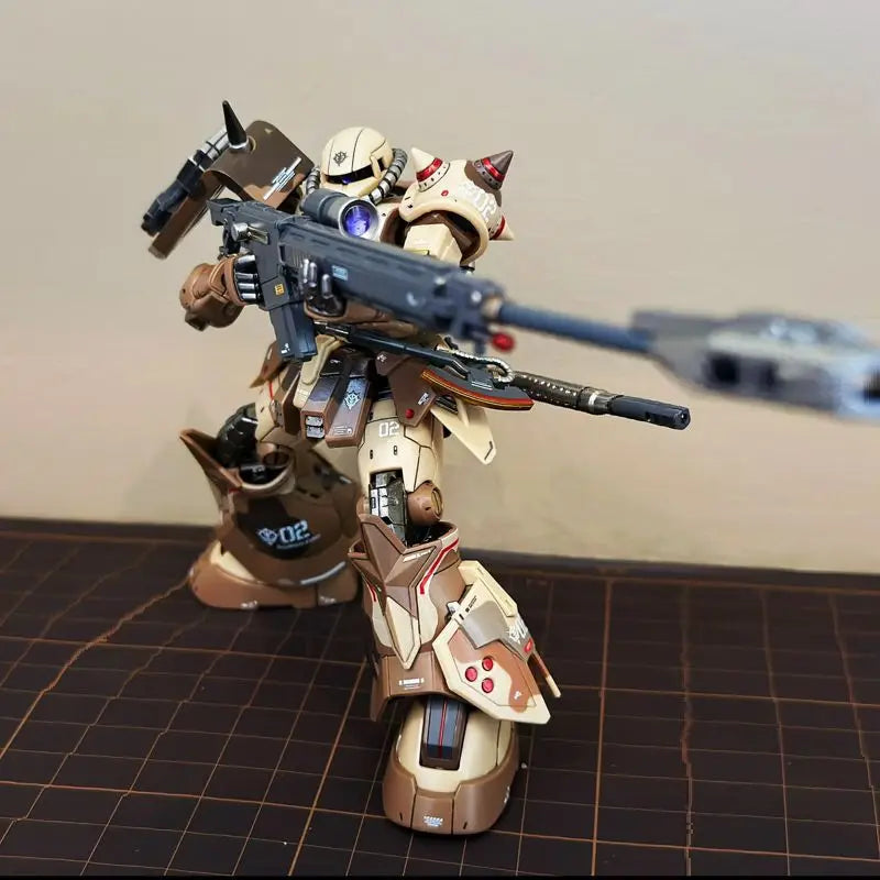 Zaku PB Southern Cross Star Selma Machine HG 1/144 MS-06GD Assemble The Model Action Figures Kids Toy Desktop Decoration Gift