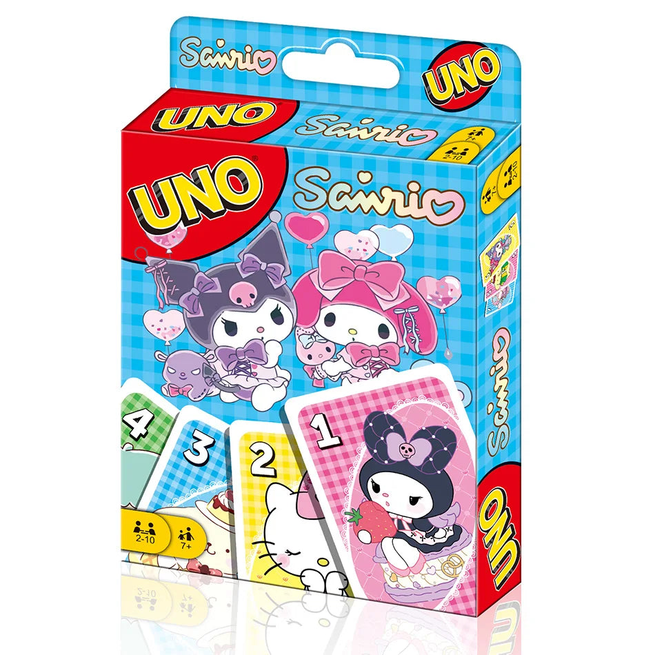 2025UNO FLIP! Pokemon Board Game Anime Cartoon Pikachu Figure Pattern Family Funny Entertainment uno Cards Games Christmas Gifts