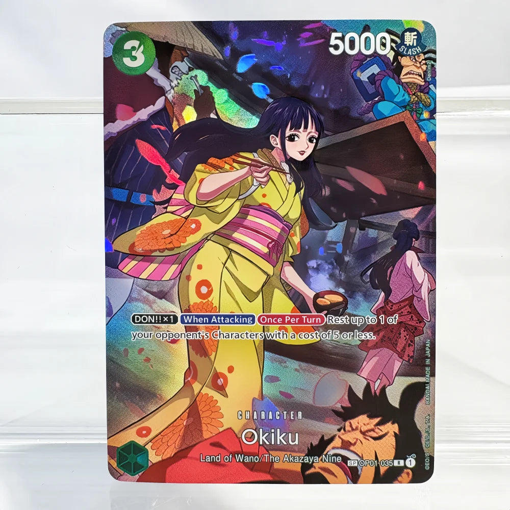 Anime One Piece OPCG Card English Version Shanks/Monkey.D. Luffy/Portgas.D. Ace Game Anime Collection Proxy Cards
