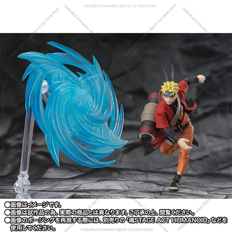 SHF NARUTO UZUMAKI SAGE MODE Anime full Action Figure Finished Model Kit box Toy Gift for kids