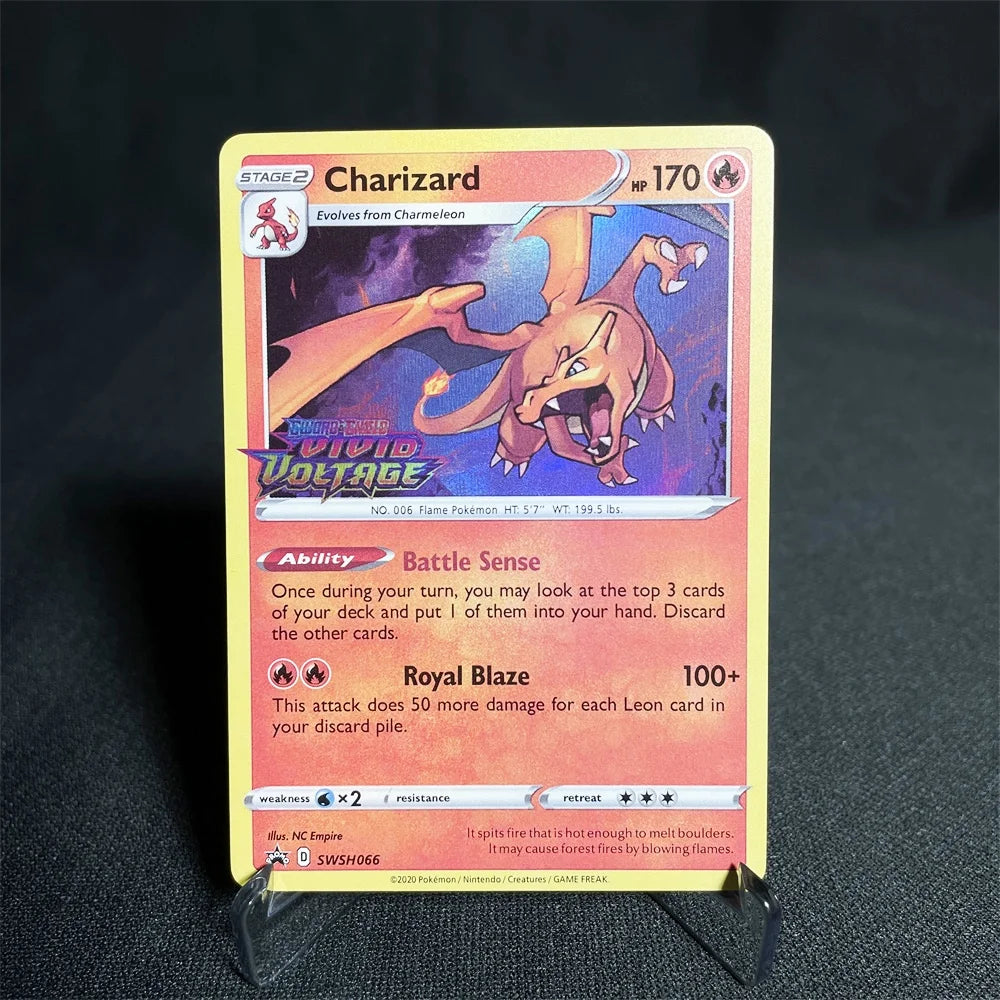 Pokemon Cards Foil Flash Card Sword-shield Series Pikachu Entei Flannery Leafeon Chien-pao Glaceon Collection Cards Proxy Card