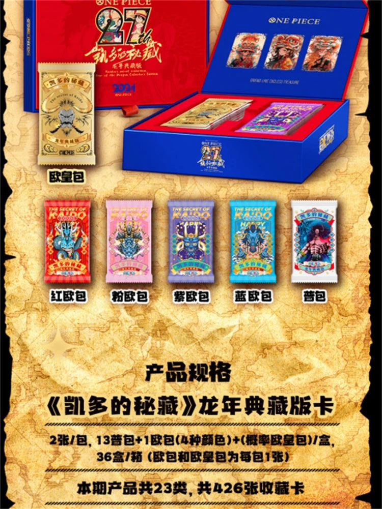 New One Piece Card Straw Hat Pirate Luffy Zoro Nami Classic Anime Character Collection Card Toys Gifts