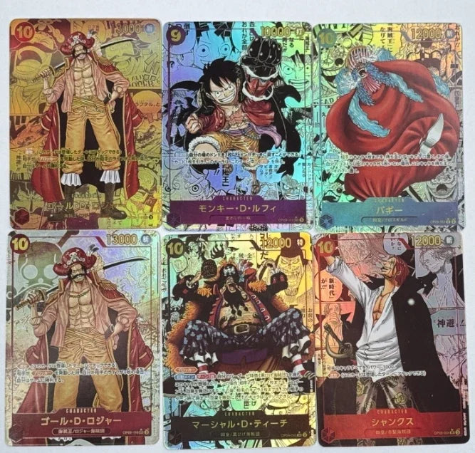 Diy Homemade Opcg One Piece Hancock Luffy Zoro Nami Anime Character Bronzing Collection Flash Card Cartoon Toy Card Gift