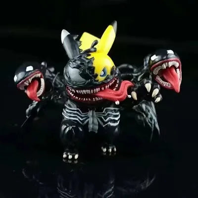 Anime figure Pokemon Pikachu COS Venom model figure car decoration