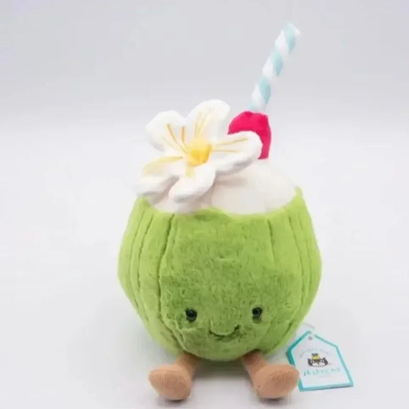 15cm Coconut Jelly and Cat  Plush Doll Birthday Gift Toy Cute Soothing Companion Plush Doll Soothing Toy Festival Gift
