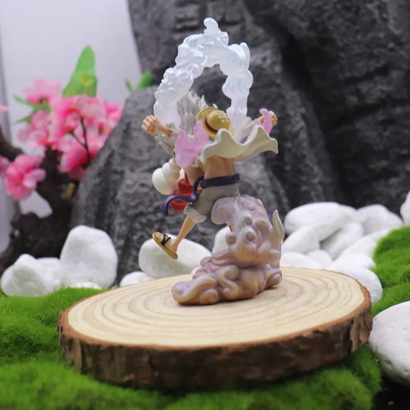 One Piece three 3L Amazing Nika Luffy Anime Action Figure Toys 12CM Car Decoration