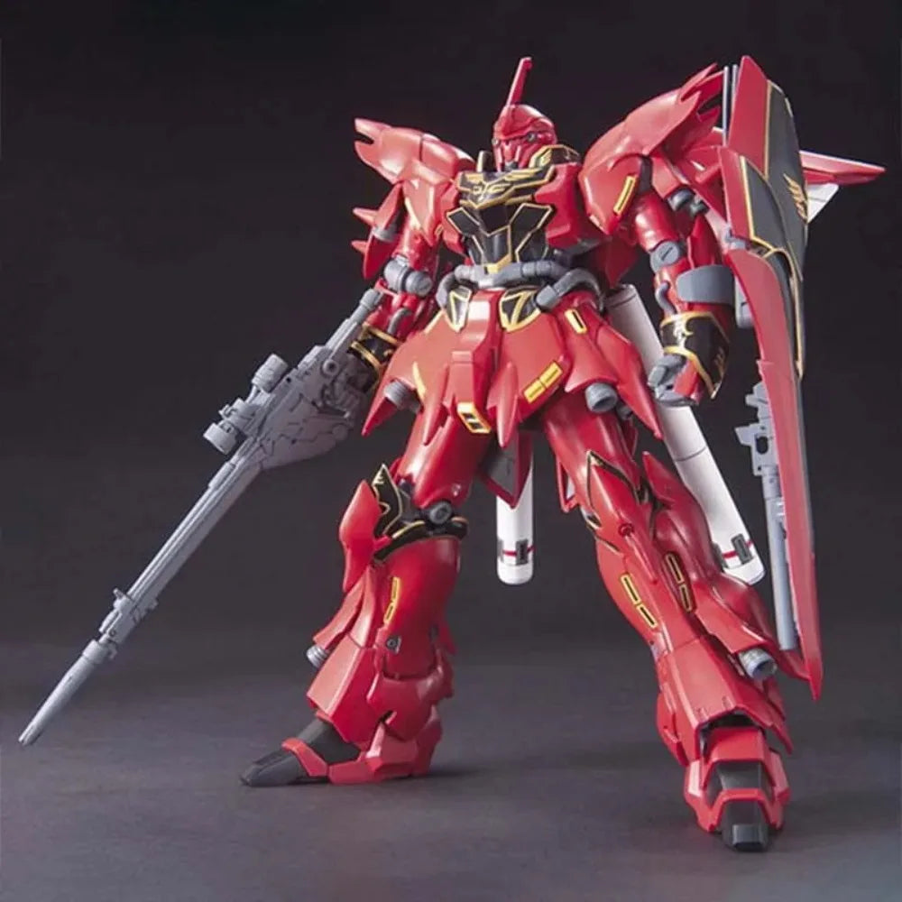 Bandai Gundam Model Kit HGUC Sinanju Efreet Schneid Geara Doga JAGD DOGA Gelgoog Action Figure Gunpla Building Anime Figures Toy