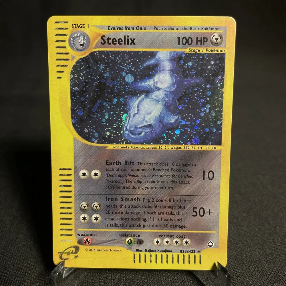 Pokemon Cards Shining Card E-Card Series Vileplume Arcanine Gengar Suicune Game Collection Cards Toys Gifts Proxy Card