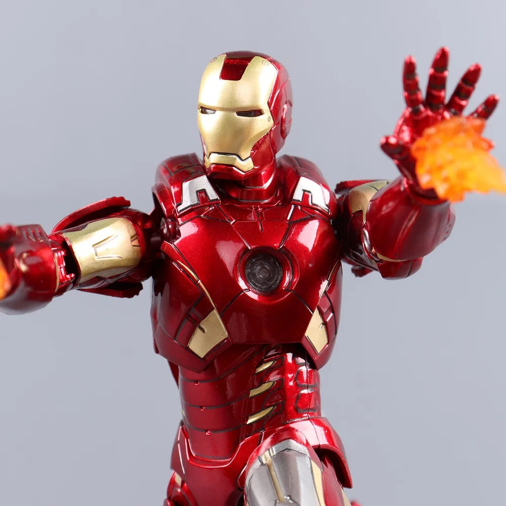 ZD Toys Iron Man Action Figure Iron Patriot MK1-7 MK17 MK33 MK85 MK30 War Machine Legends Avengers Tony Stark Collect Toy Gift