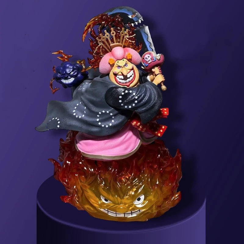 Anime One Piece Big Mom The Four Emperors Charlotte Linlin &  Kaido GK PVC Action Figure Statue Collection Model Toys Doll Gifts