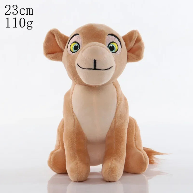 12CM 21CM The Lion King Plush Toys Cartoon Simba Nala Soft Stuffed Animals Dolls Anime Plushine Keychain Kids Festival Gift