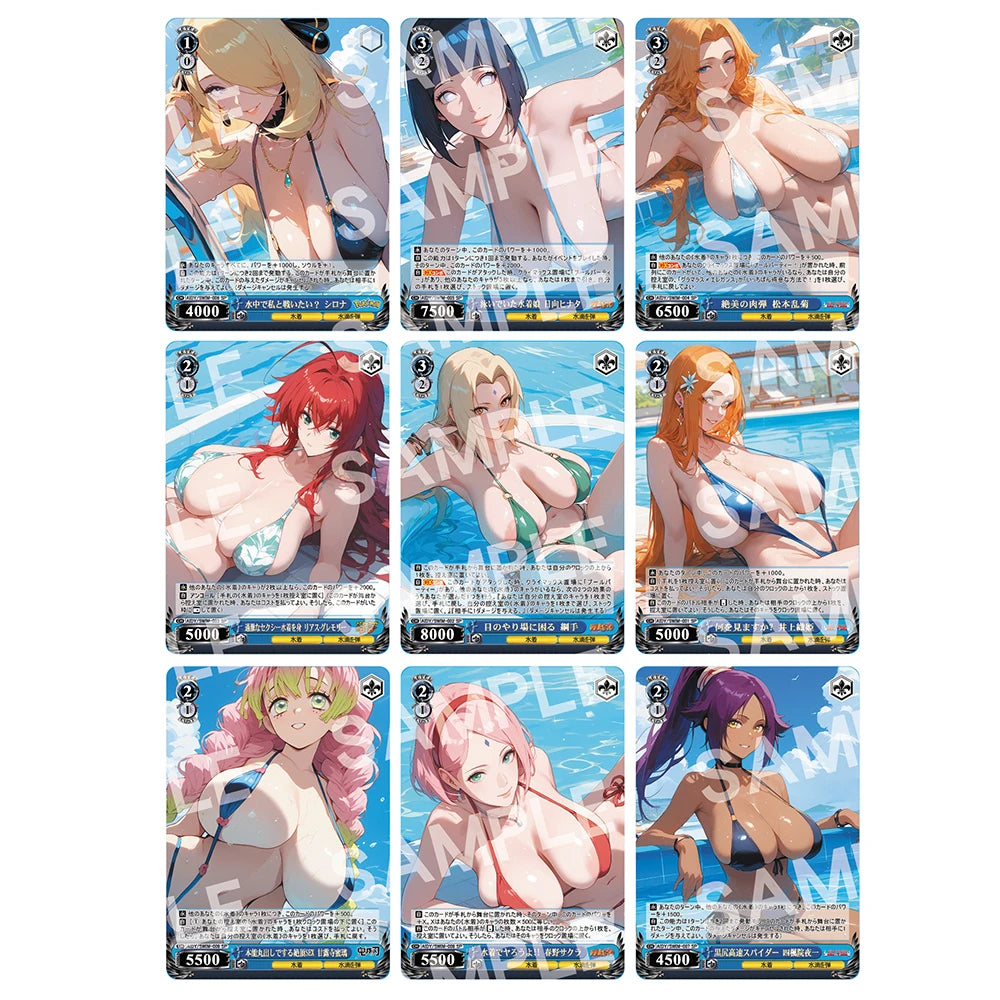 Diy Homemade Opcg One Piece Hancock Luffy Zoro Nami Anime Character Bronzing Collection Flash Card Cartoon Toy Card Gift