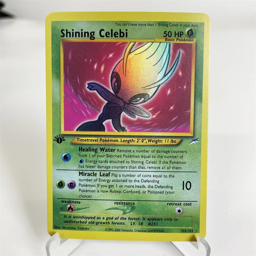 Holographic PKM Collection Cards PTCG Proxy Card Blue Core Paper Card Kids PKM Dark Raichu/Dragonite/Umbreon/Suicunc