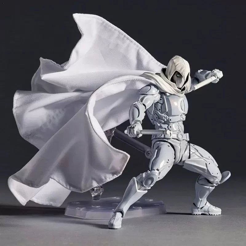 16cm Moon Knight Figure Revoltech AMAZING YAMAGUCHI Avengers  Marc Spector Action Figurine Collection Ornament Model Toys Gifts