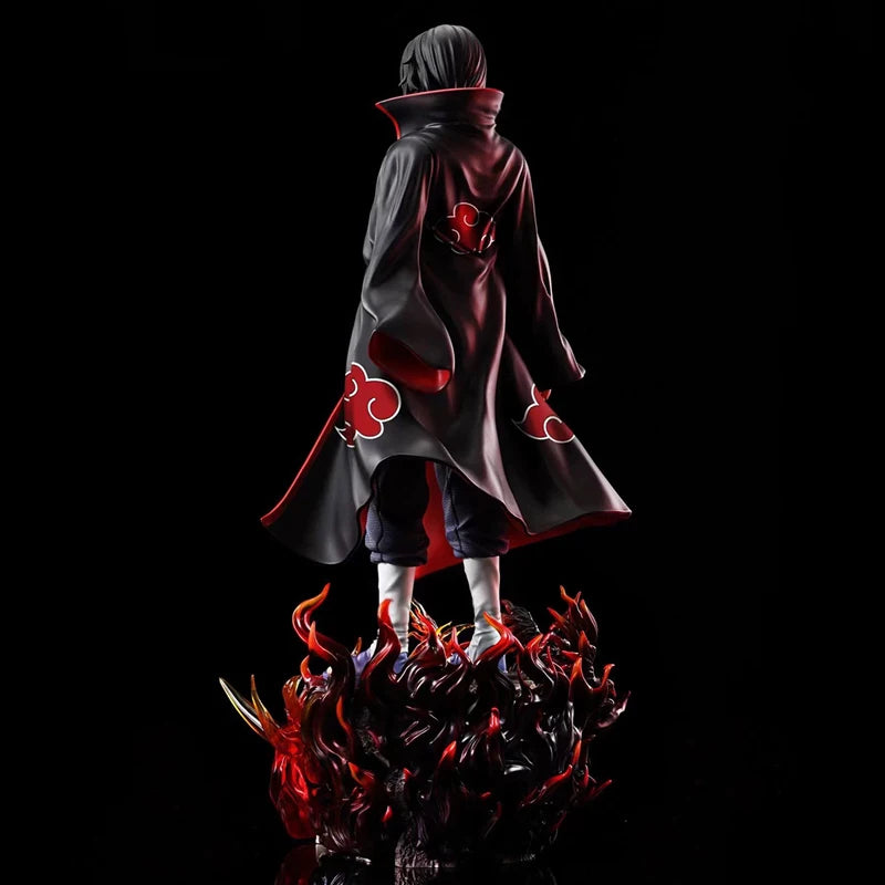 Naruto Anime Figure Uchiha Itachi Figurine 40cm PVC Action Statue Desk Decoration Doll Collection Birthday Gifts Toys For Kids