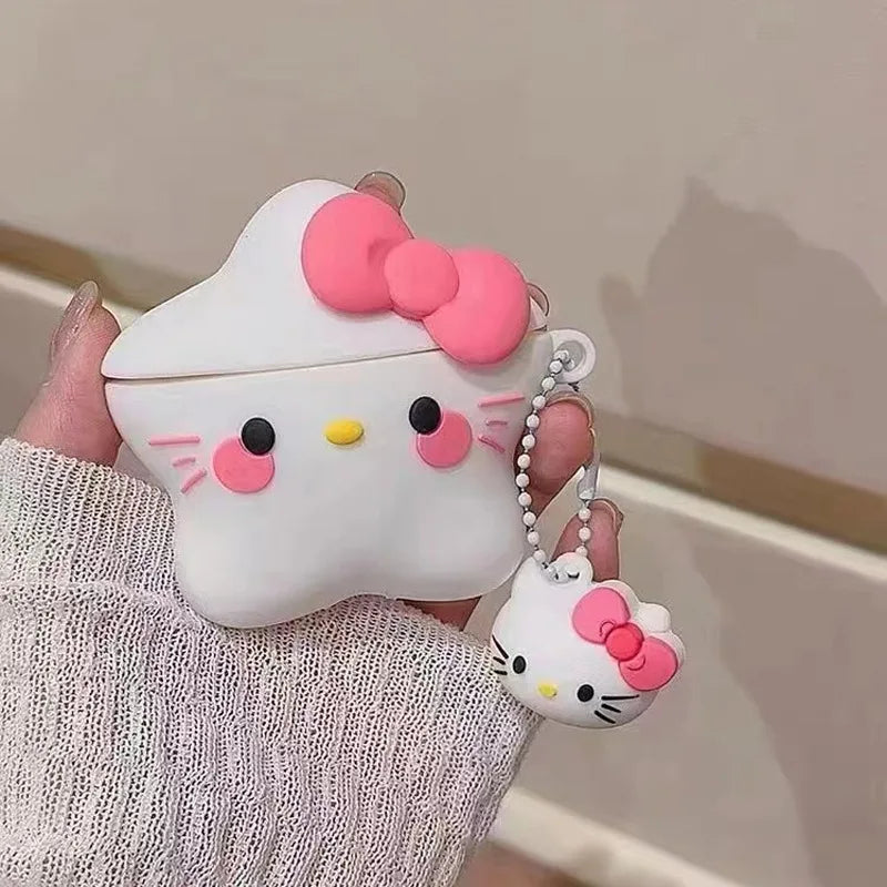 For Airpods 4 Earphone Silicone Case For Airpods Pro2 Protective Cartoon Cover For Air pod 1 2 3rd airpods4 Bags