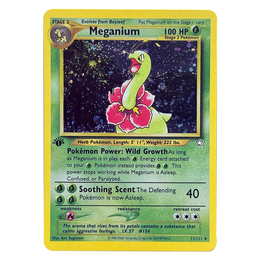 PTCG Foil Cards Lugia Espeon Politoed Alakazam Mewtwo Kingdra Zapdos Raichu 1996 1st Edition Game Collection PKM Proxy Cards