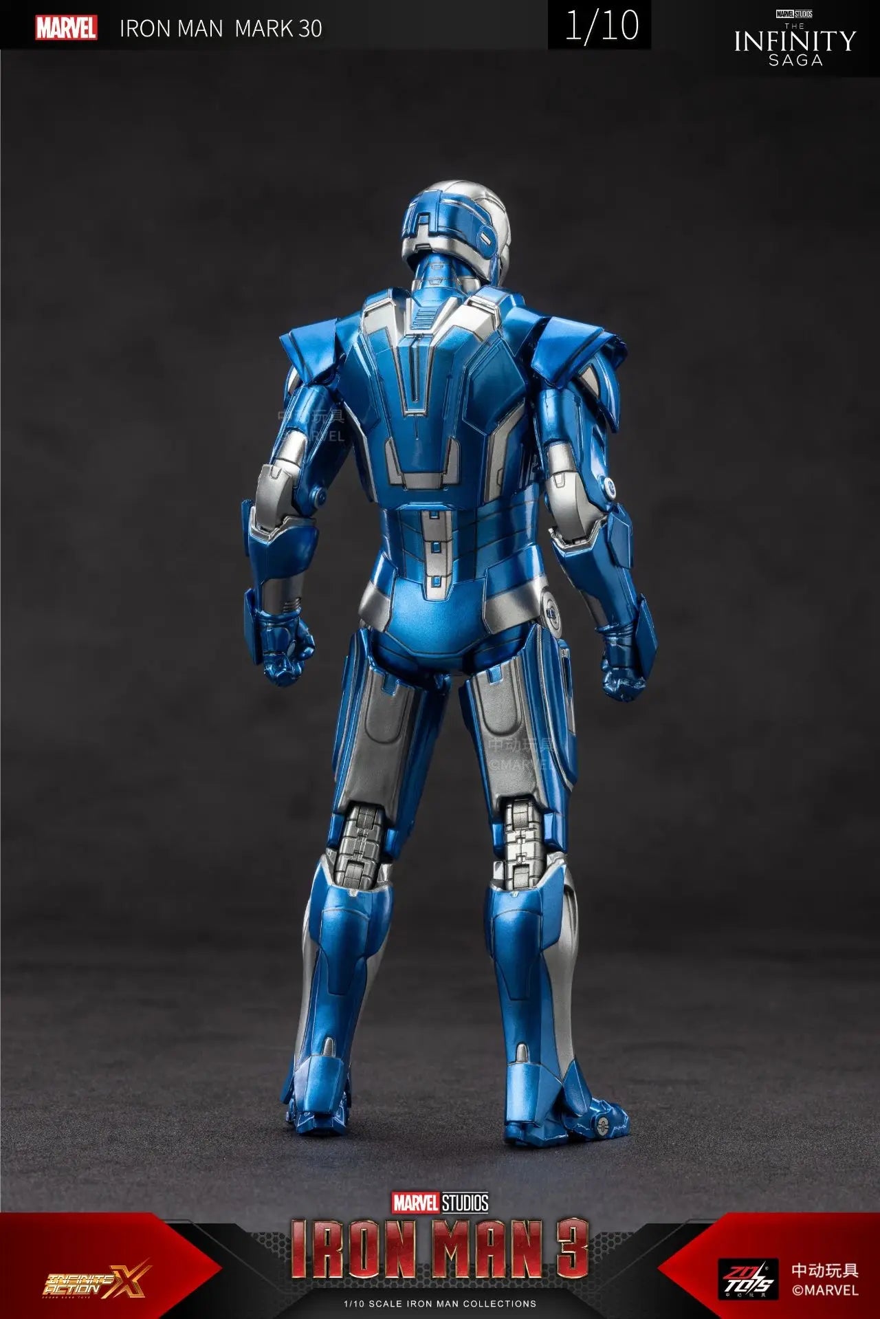 ZD Toys Iron Man Action Figure Mark 35 Red Snapper Iron Man MK 24 MK 22 MK 47 Tony Stark Ironman Figure Action Collect Toy Gift