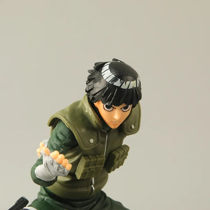 16cm Naruto Anime Figure Rock Lee Hyuuga Hinata Roubu Double Lion Fist Fighting PVC Action Figure Collection Model Doll Toy Gift