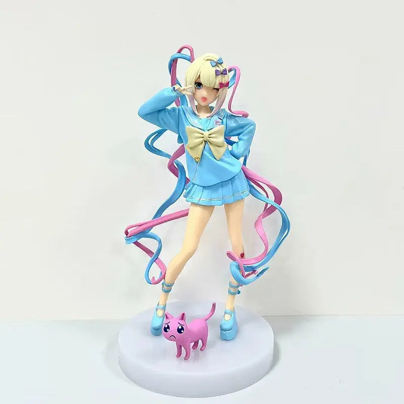 Needy Girl Overdose Anime Figure Pop Up Parade KAngel Action Figures Virtual Uploader PVC Collection Model Ornaments Toys