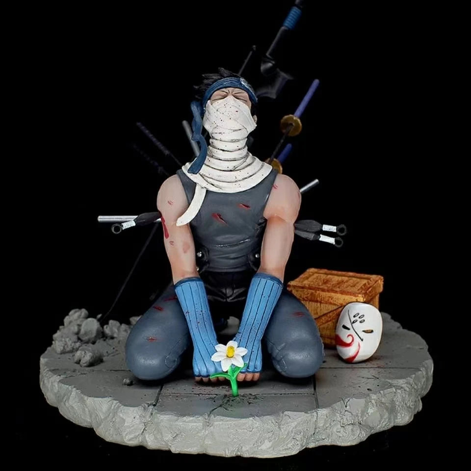 Anime Narudo GK Figure Momochi Zabuza Statue Model PVC Action Figure Scene Toy Decoration Christmas Gift